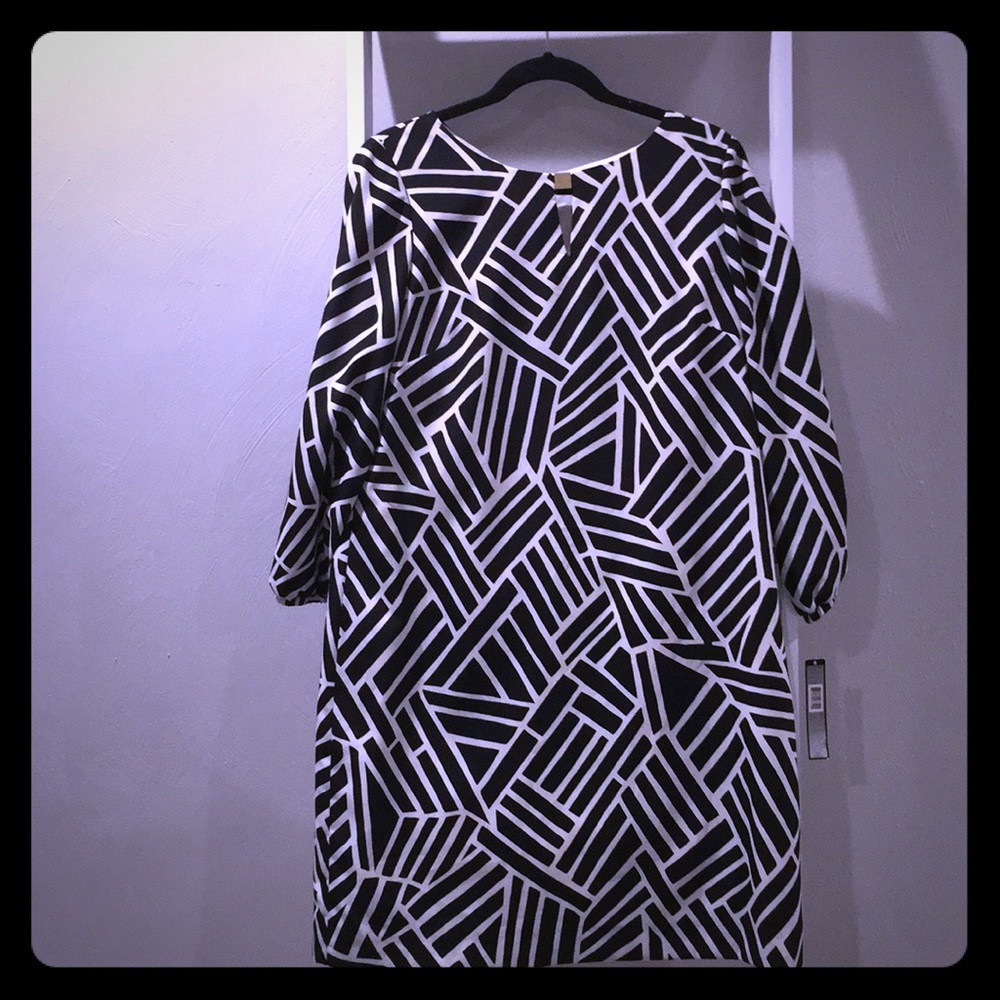 Dressy Patterned Dress Long Sleeve by Tahari